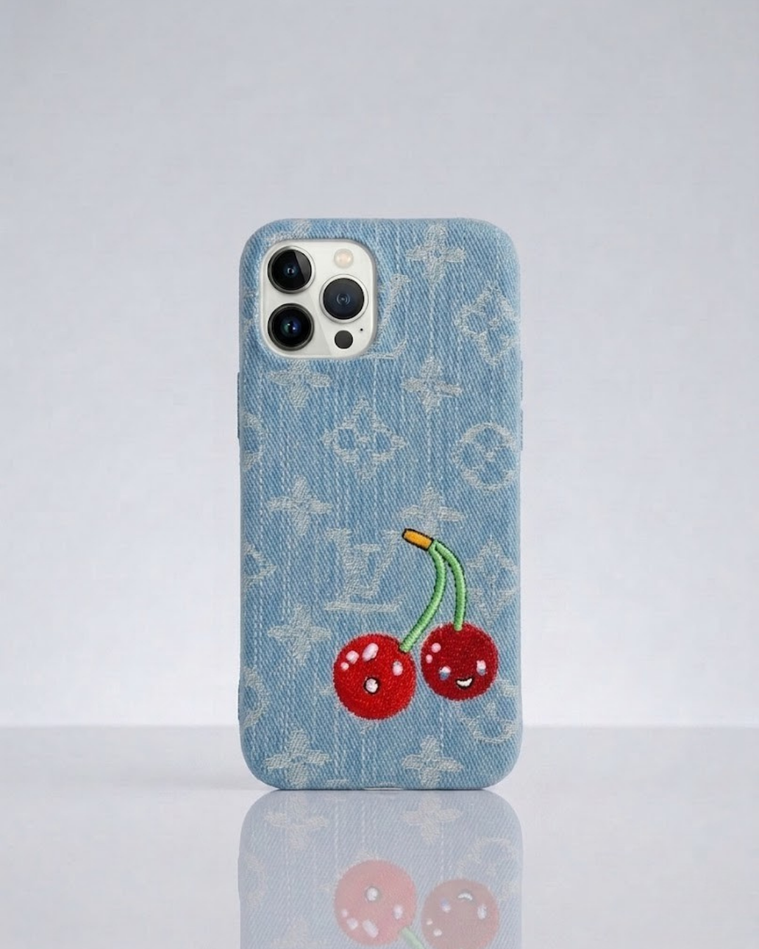 LV Denim Cherry