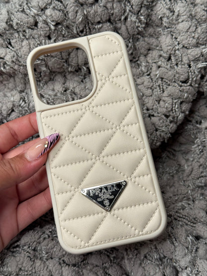 Beige prada Case